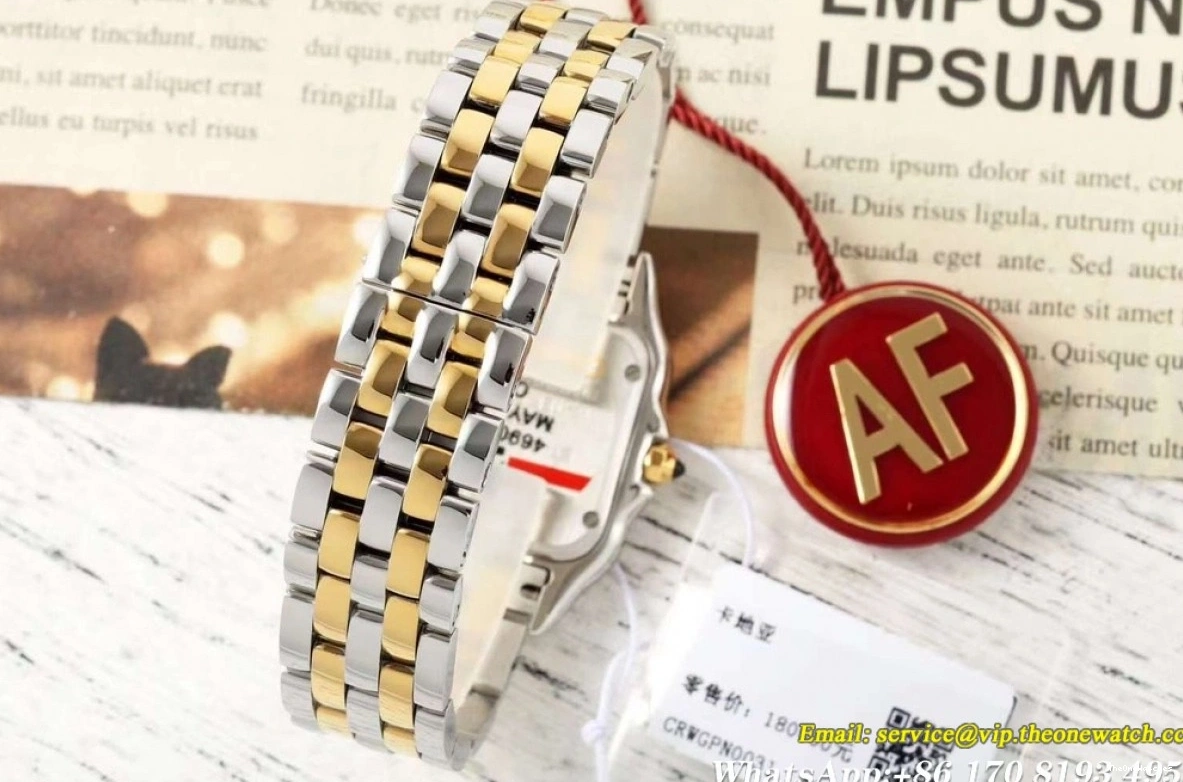 Ladies Quartz Panthere Secrete Dia De Gold SS Dial Brown AF 27mm YG 0103